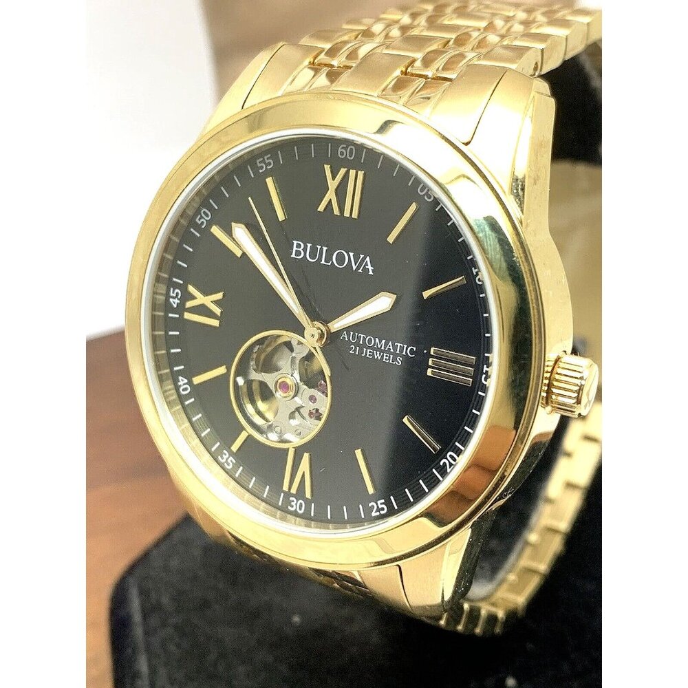 Bulova Gold and Black Men's Watch